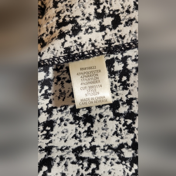 Max Studio Houndstooth Duster Jacket | NWT | Sz. M - Picture 6 of 9